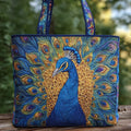 Handgefertigte Tasche - Königs-Pfau