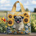 Sunny Paws | Sac fourre-tout matelassé fait main