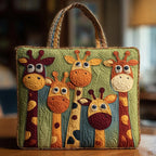 Gesteppte Tragetasche – Giraffe