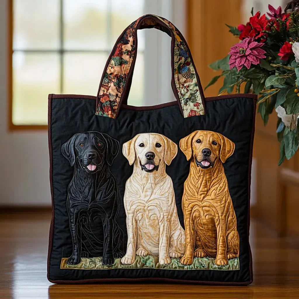 Handgemachte Handtasche - Drei Labradore