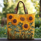Sac matelassé classique - Tournesols