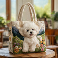 Sac matelassé artisanal – Chien enchanteur