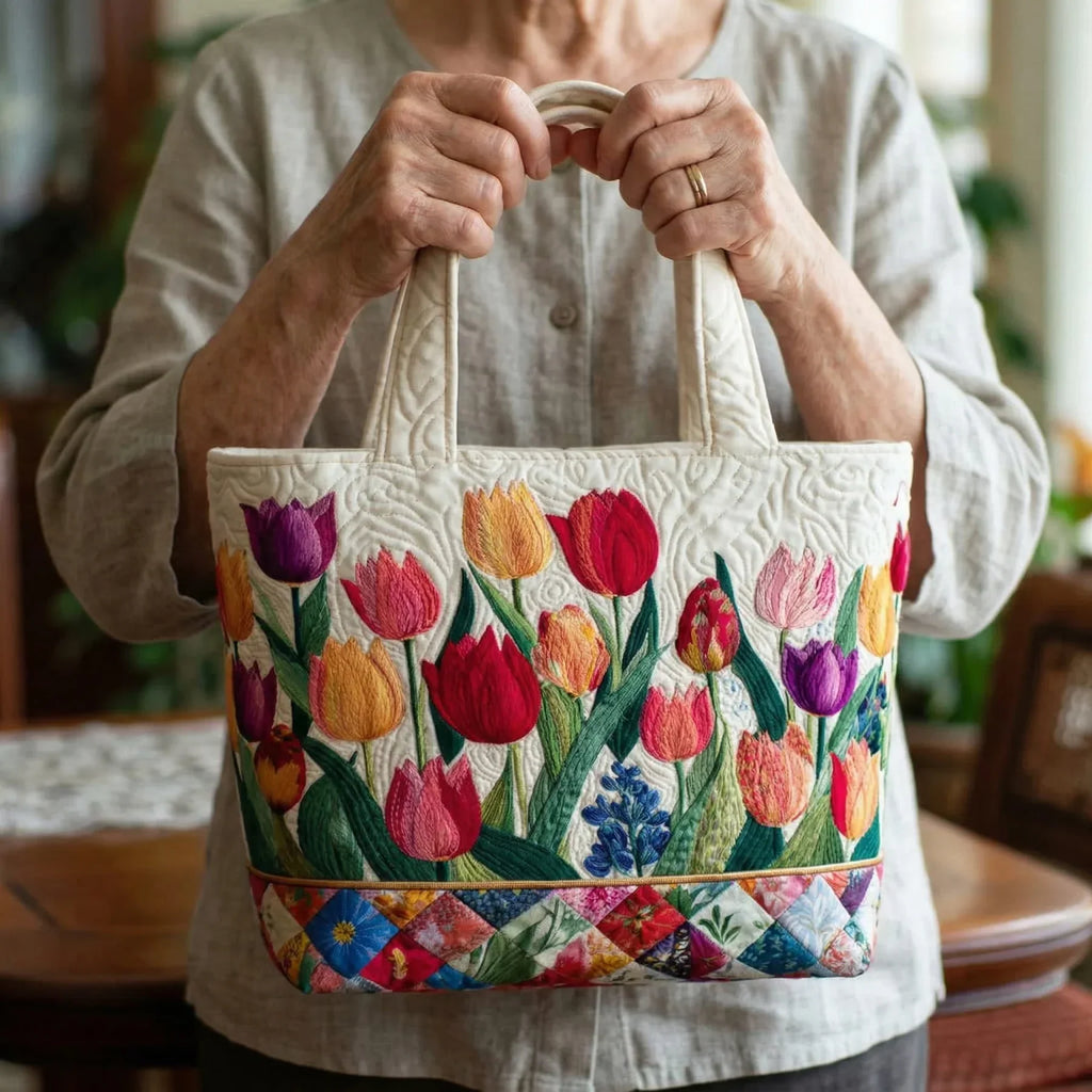 Stepptasche - Tulpengarten