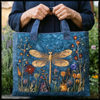 Sac fourre-tout matelassé – Libellule dorée