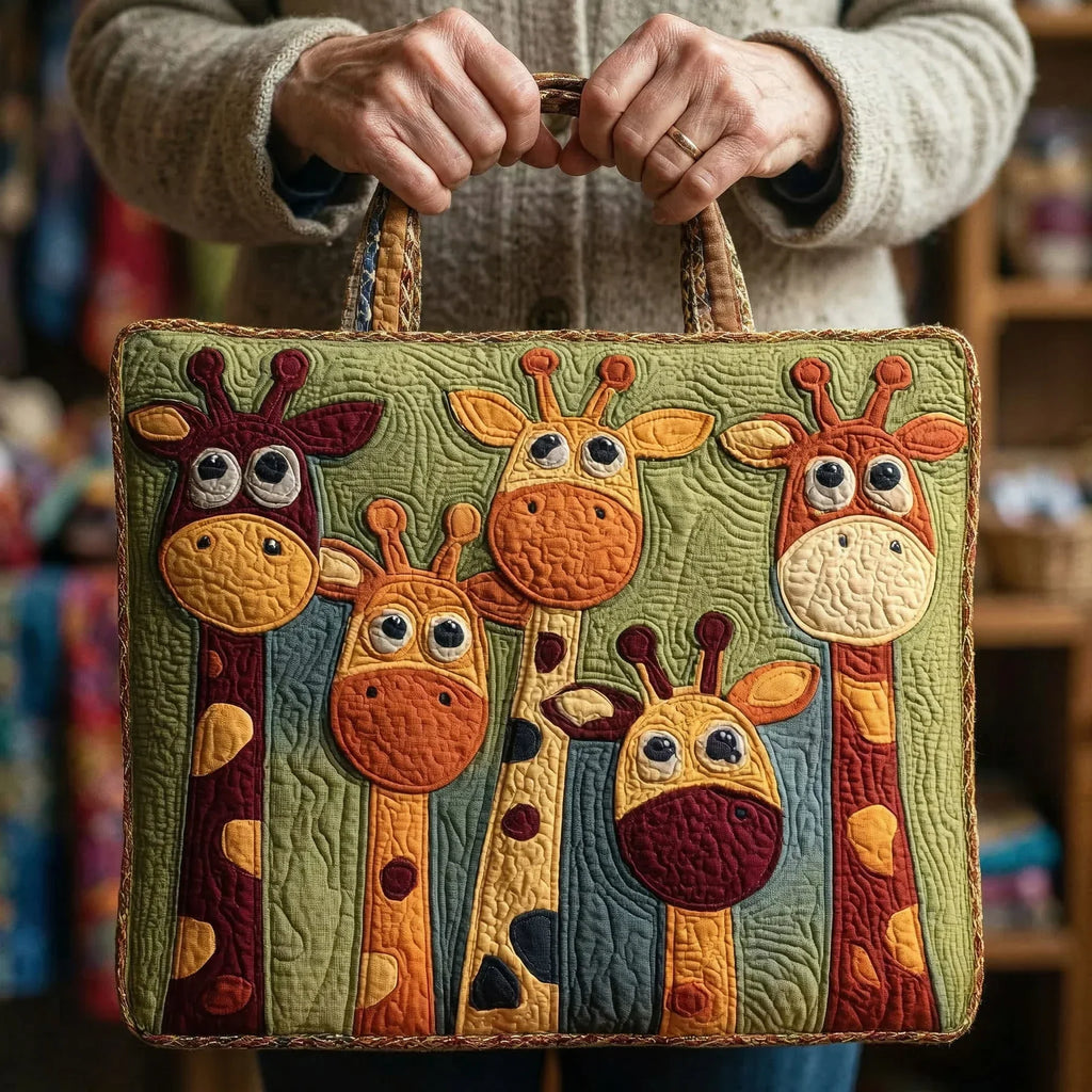Gesteppte Tragetasche – Giraffe