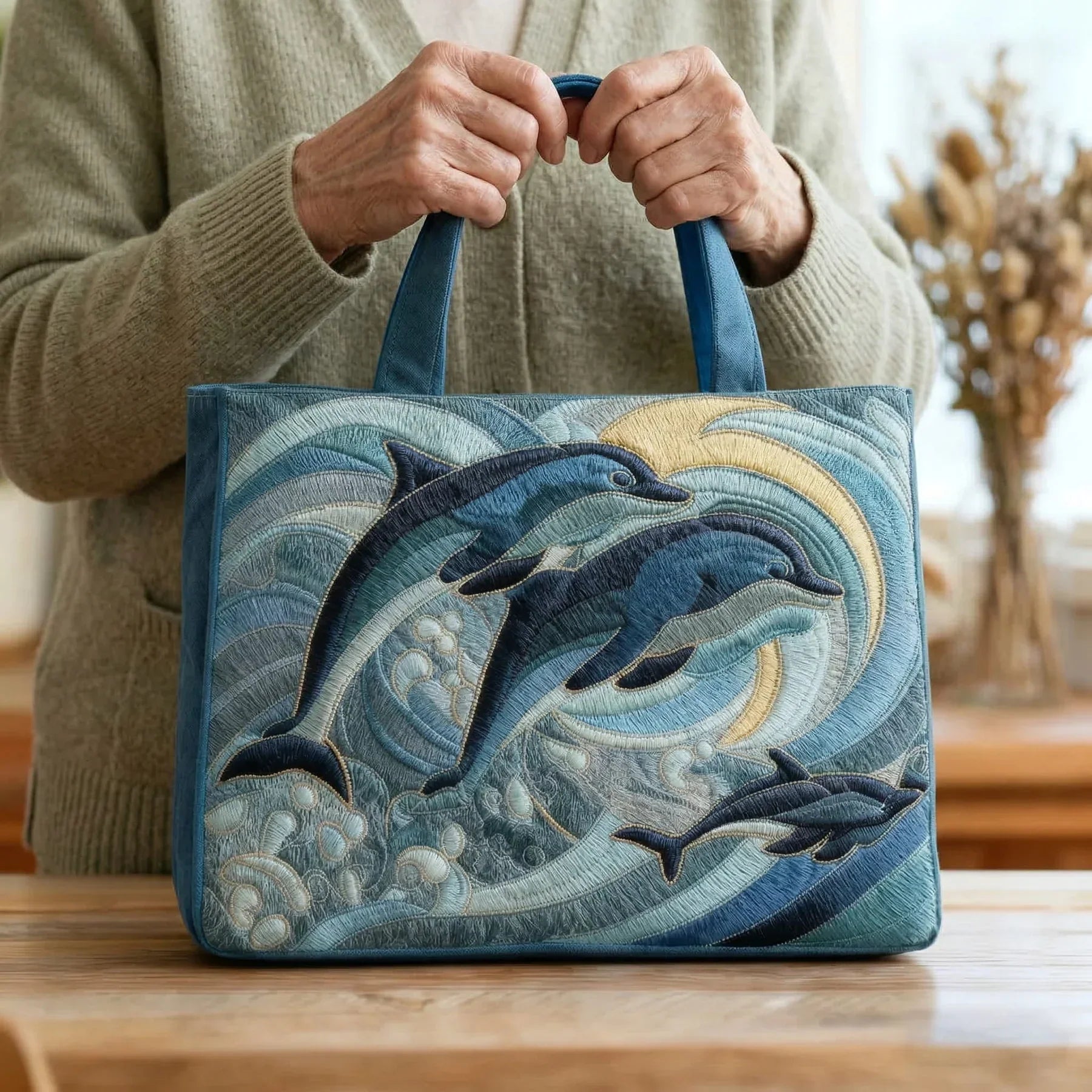 Sac Artisanal - Dauphin Océanique