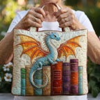 Gesteppte Tasche - Smaragd-Drache, Wächter der Bücher