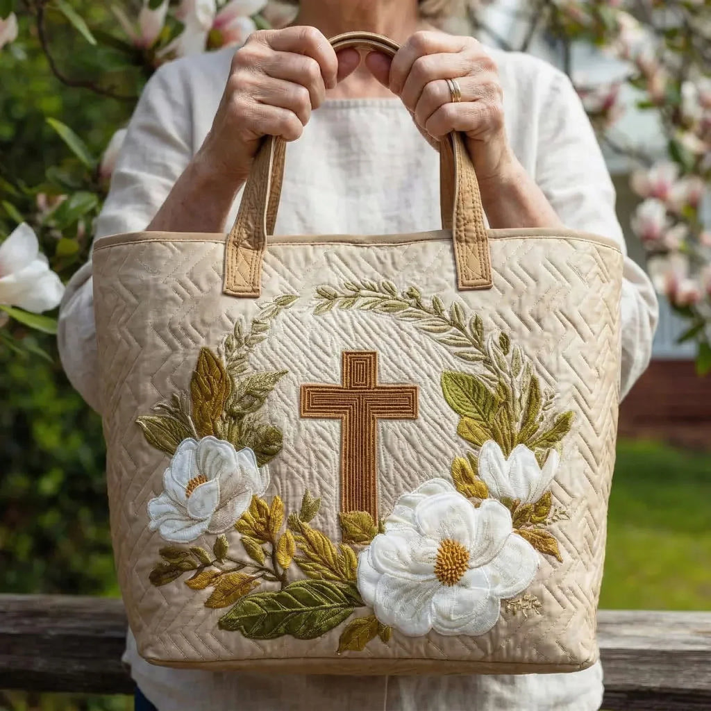 Handgefertigte Tasche - Holy Cross